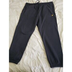 Carhartt WIP Blue Chase Sweat Pants Men’s Size 2XL Drawstring Joggers